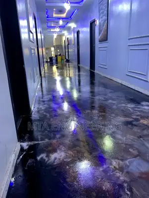 Epoxy Graphic Floor Design