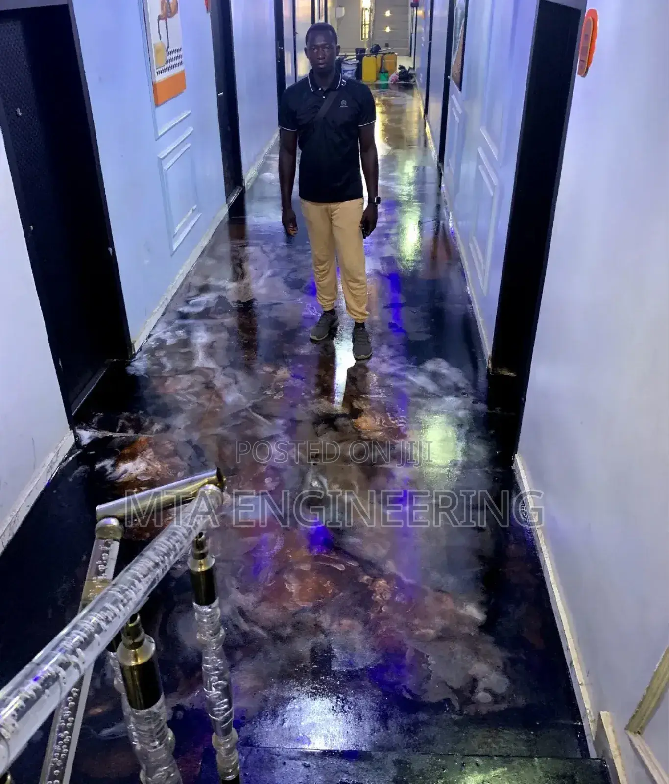 Epoxy Graphic Floor Design