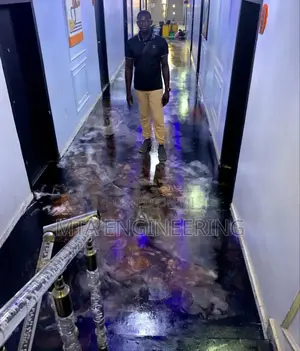 Epoxy Graphic Floor Design