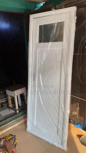 Classic White PVC Door/Bathroom Toilet Door