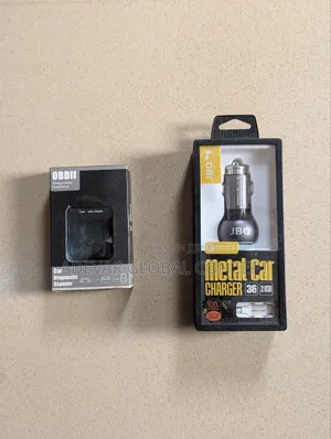 App Control Obdii Plug Scanner + JBQ Metal Car Charger 36w