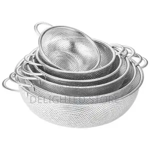 High Quality 6pcs Stainless Steel Colander