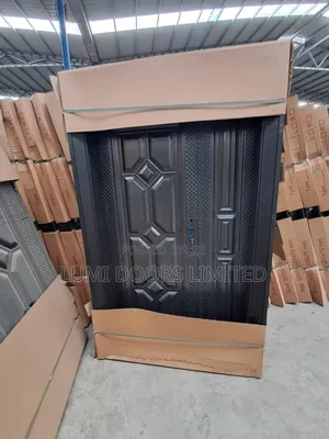 Black Steel Security Door 4ft