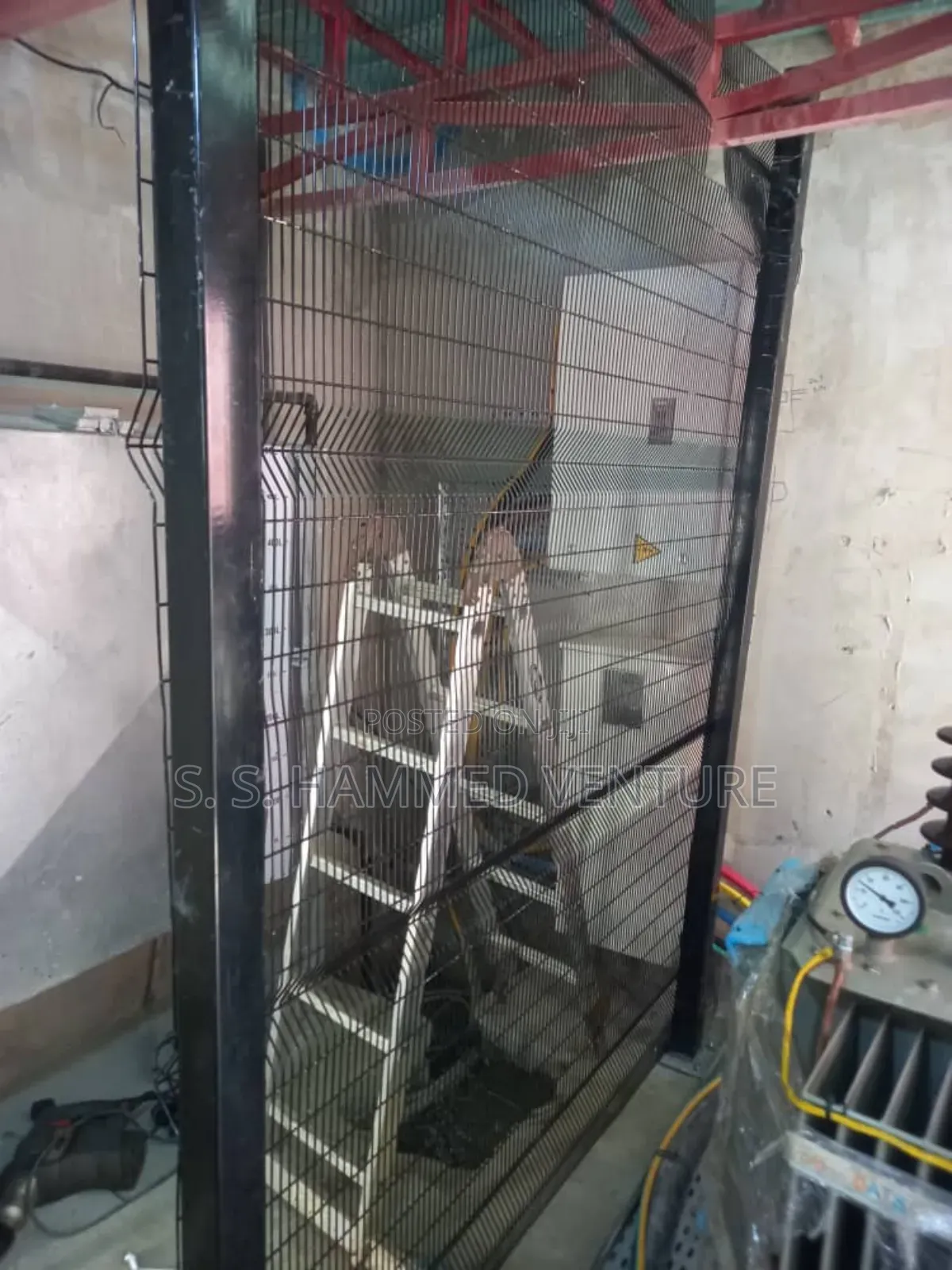 Transformer Panel Mesh Fencing Wires (Black Colour)