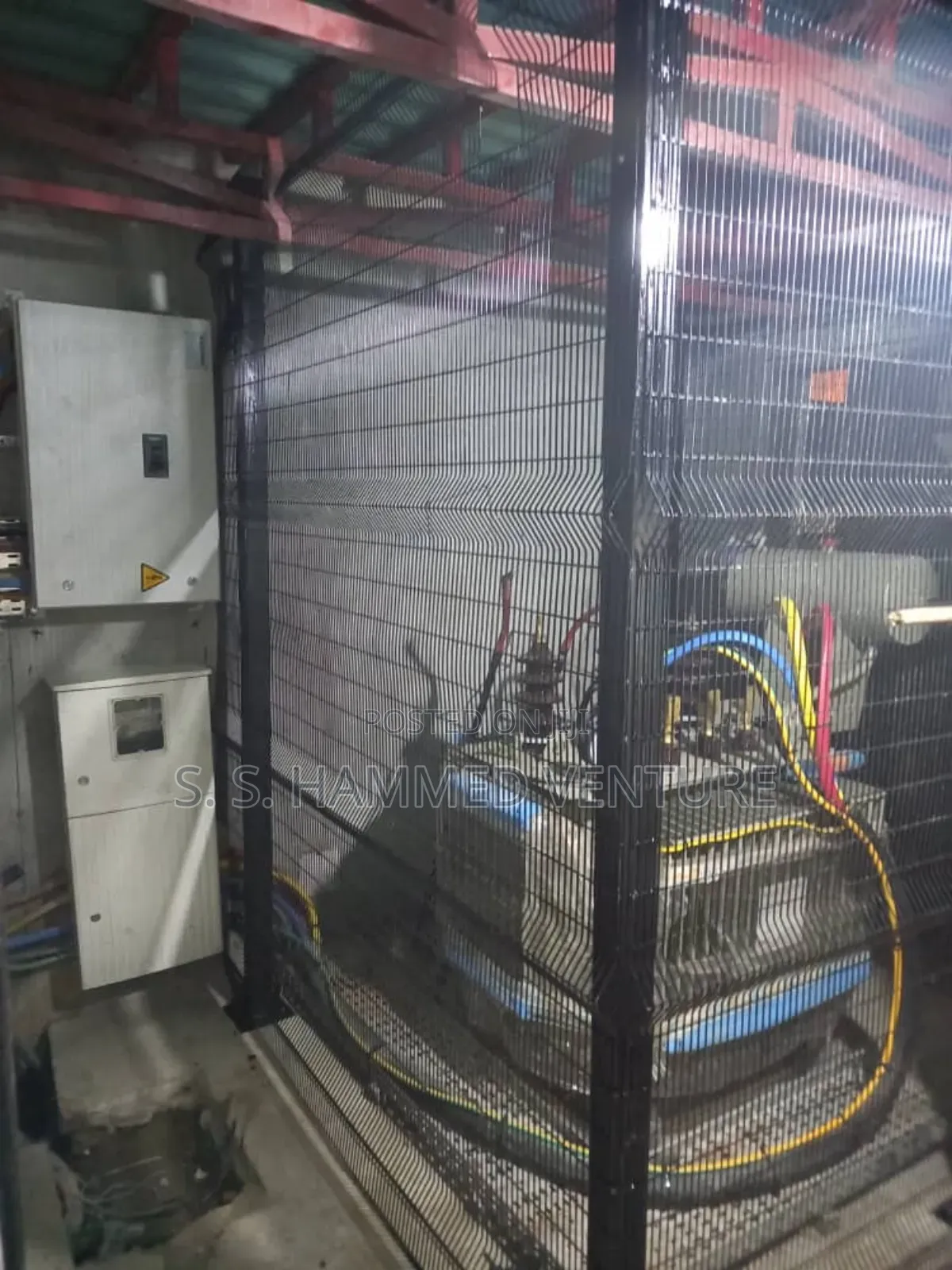 Transformer Panel Mesh Fencing Wires (Black Colour)