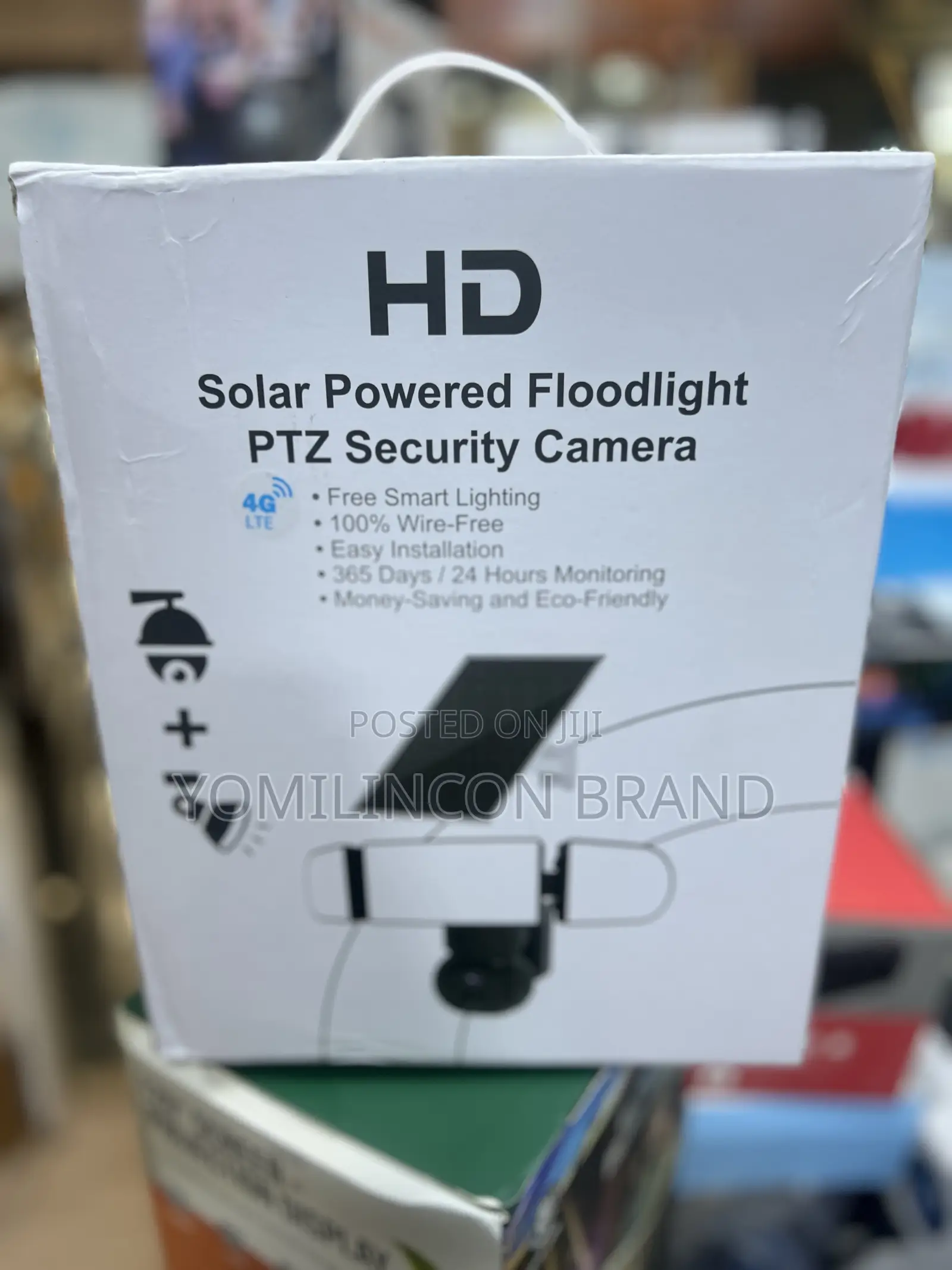 Hd Solar Powered Floodlight PTZ Security Camera