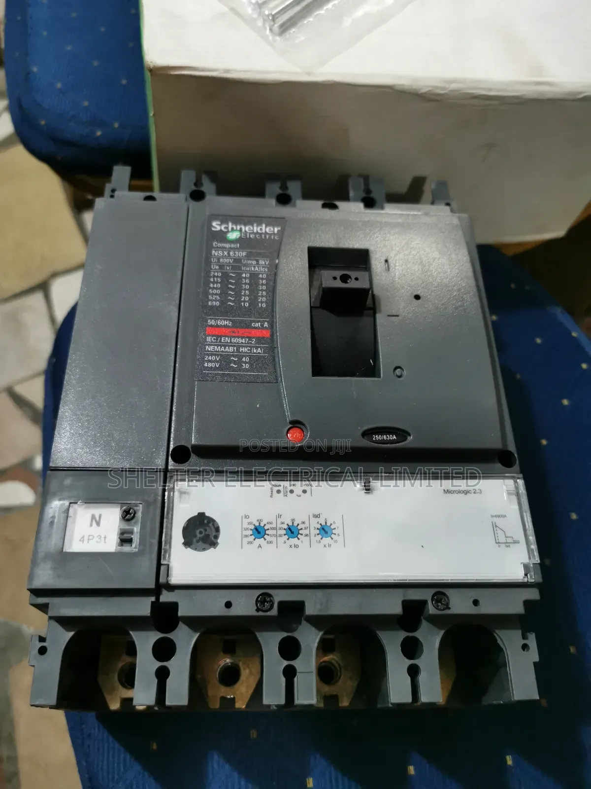 Circuit Breaker 4pole 630amp