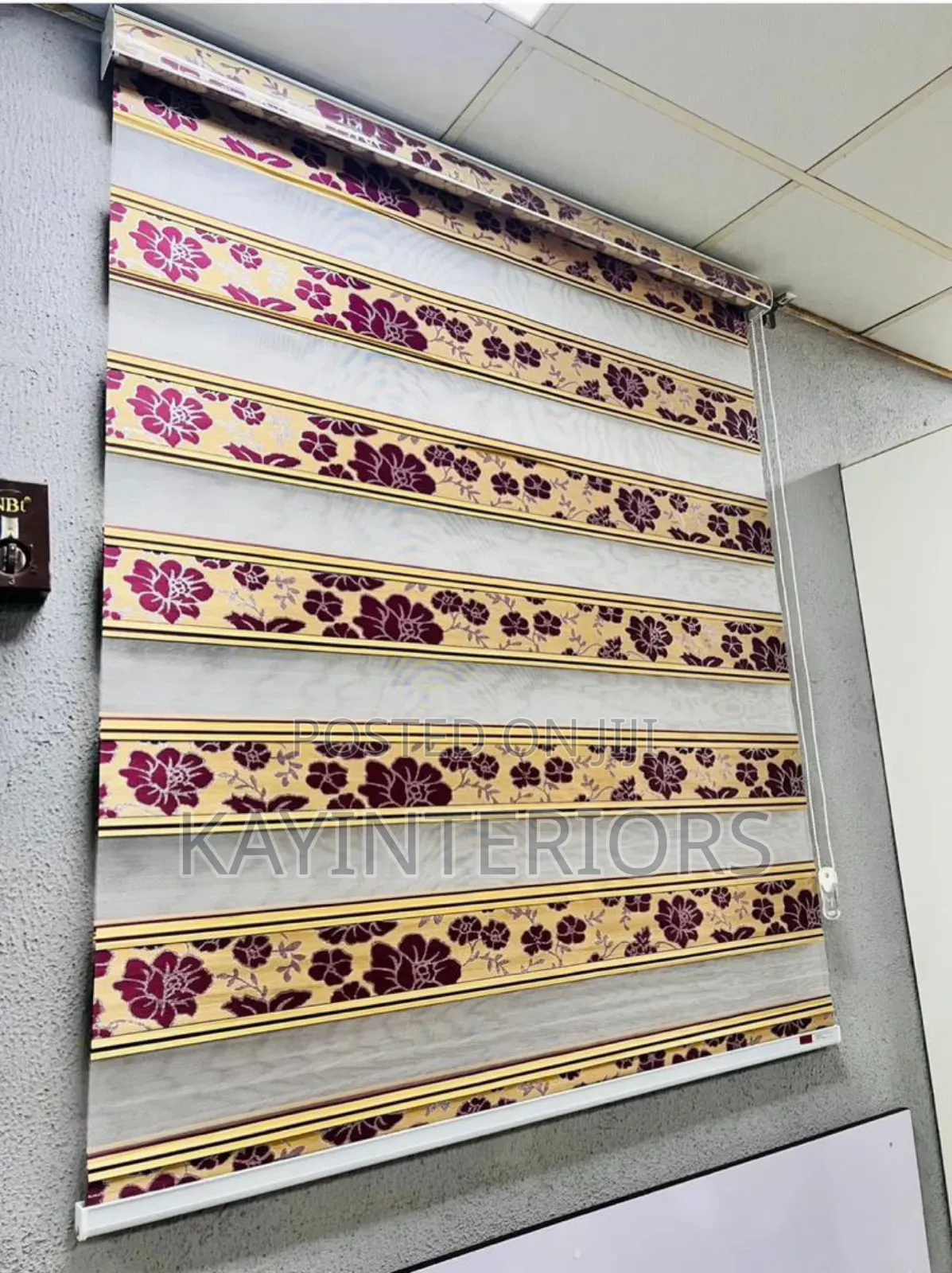 Wine Day and Night Window Blinds