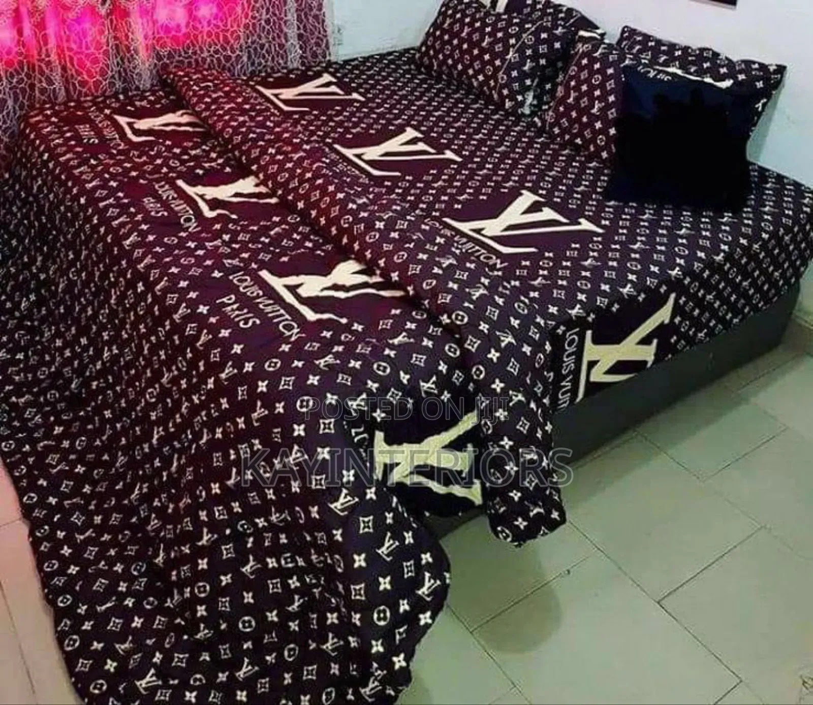 Brown Lv Duvet Set