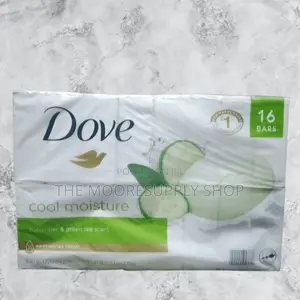 Photo - Dove Cool Moisture Cucumber Green Tea Scent Soap (16-Pack)