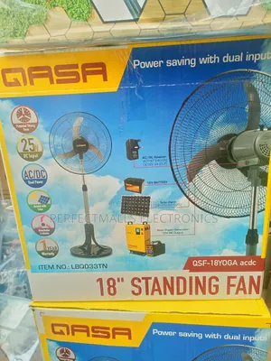 Qasa 18" Yoga Acdc Standing Fan