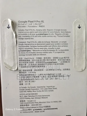 New Google Pixel 9 Pro XL 256 GB Black