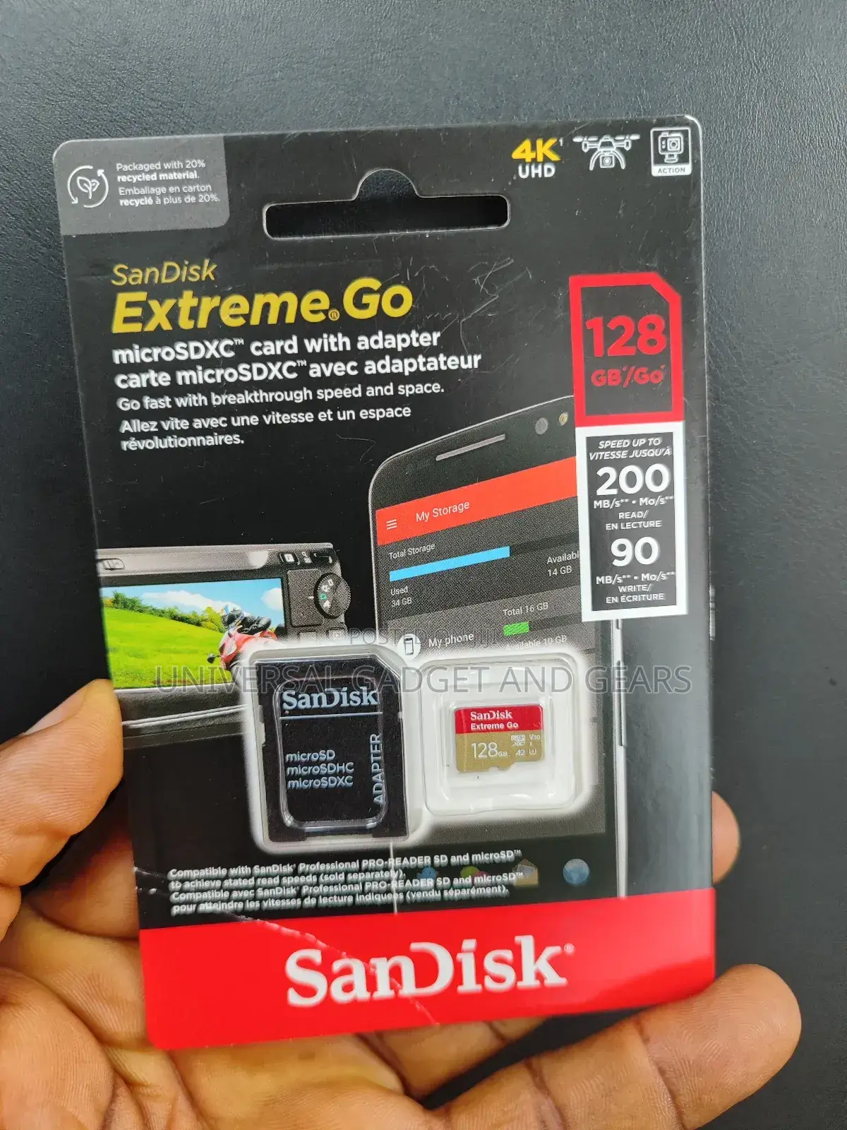 Sandisk Extreme Go Microsd 128gb (Speed 200mb/S )