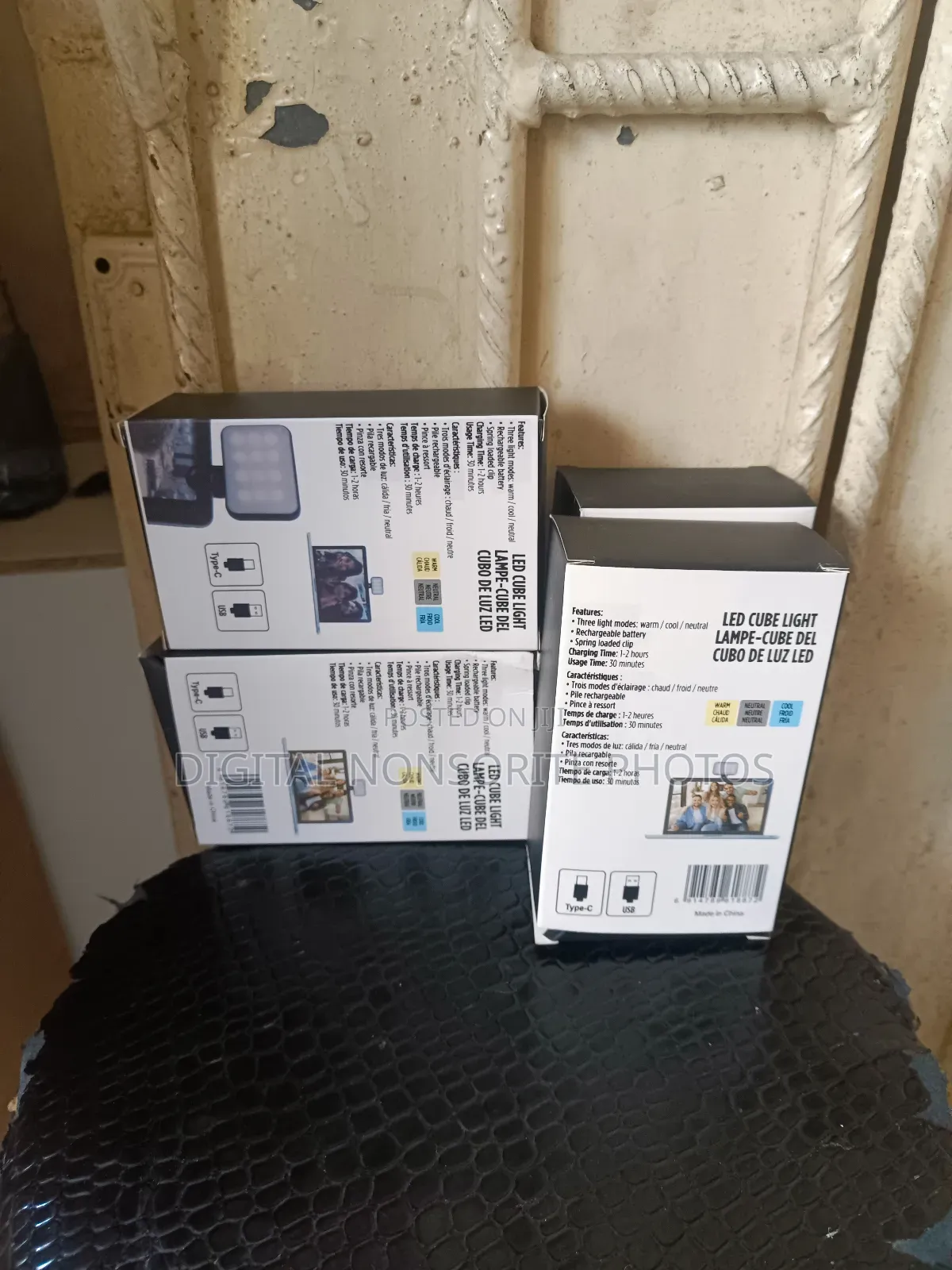 Led Cube Light With Clip
