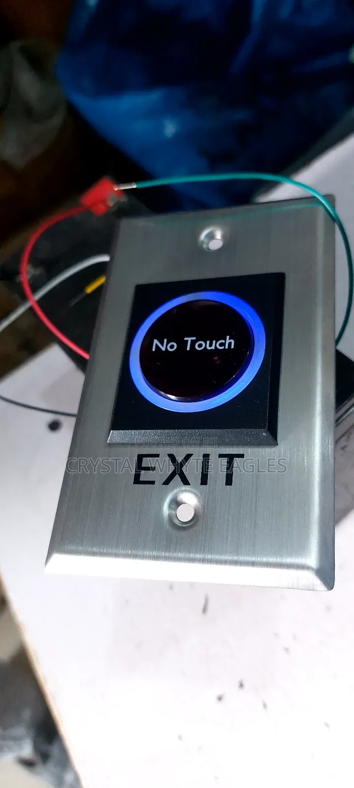 No Touch Exit Button
