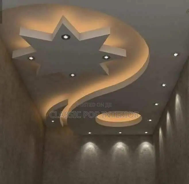 Plasterboard Board Ceiling Design Installation