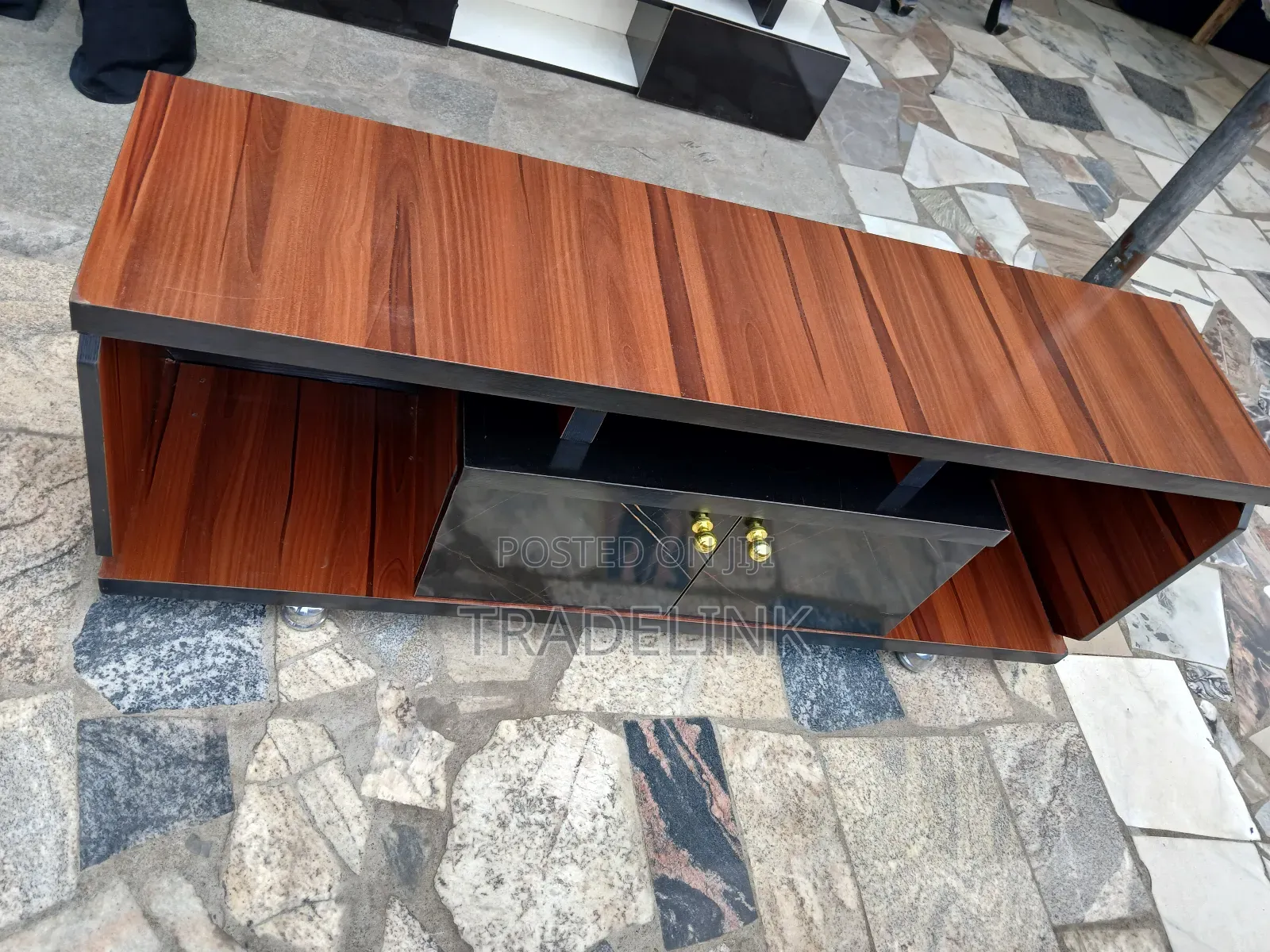 Brown and Gold Hand Cupboard