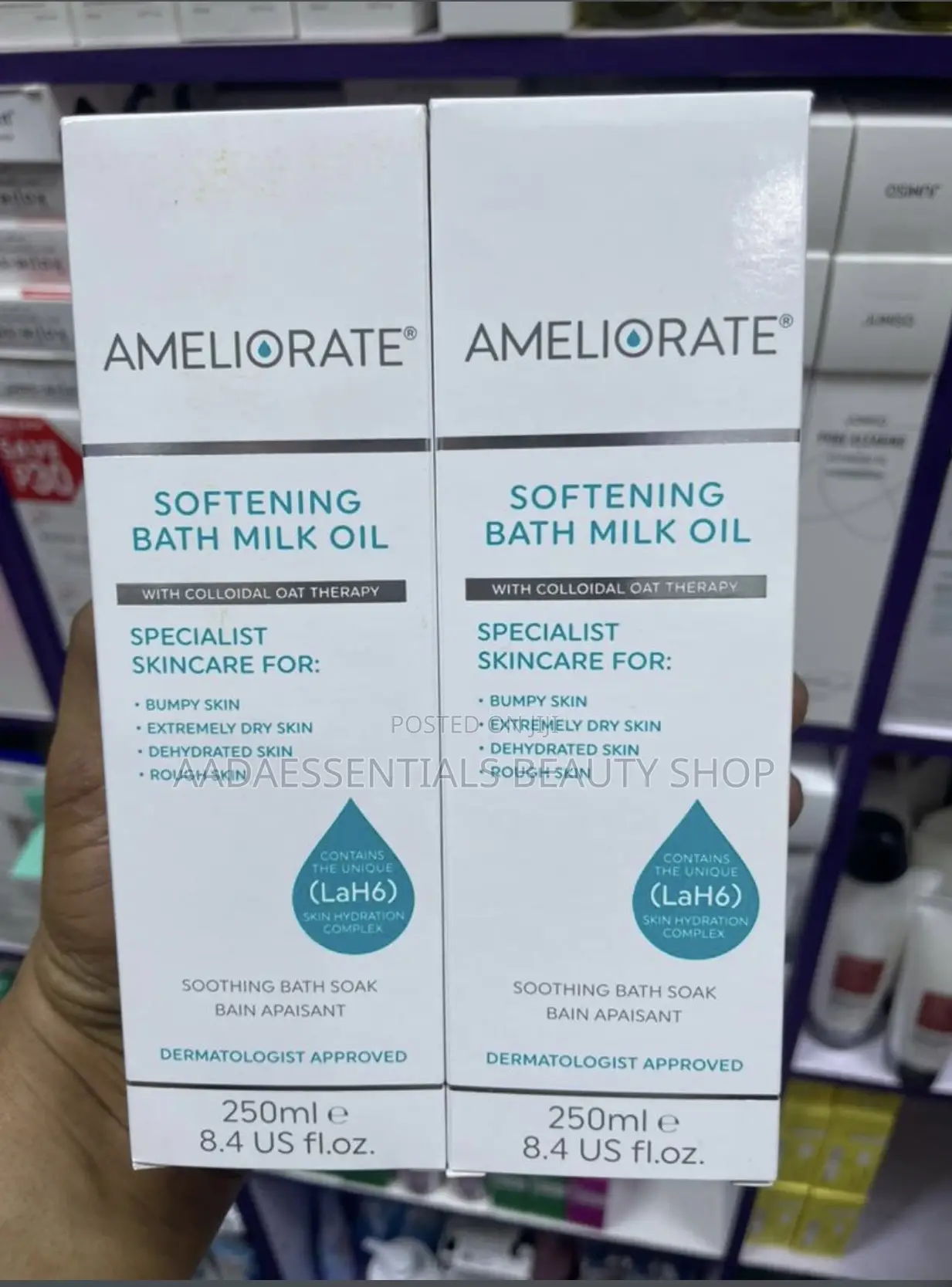 Ameliorate Softening Bath Milk Oil 250ml