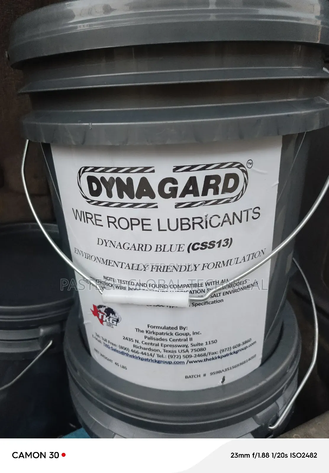 Dynagard Blue (Css13) Wire Rope Lubricant