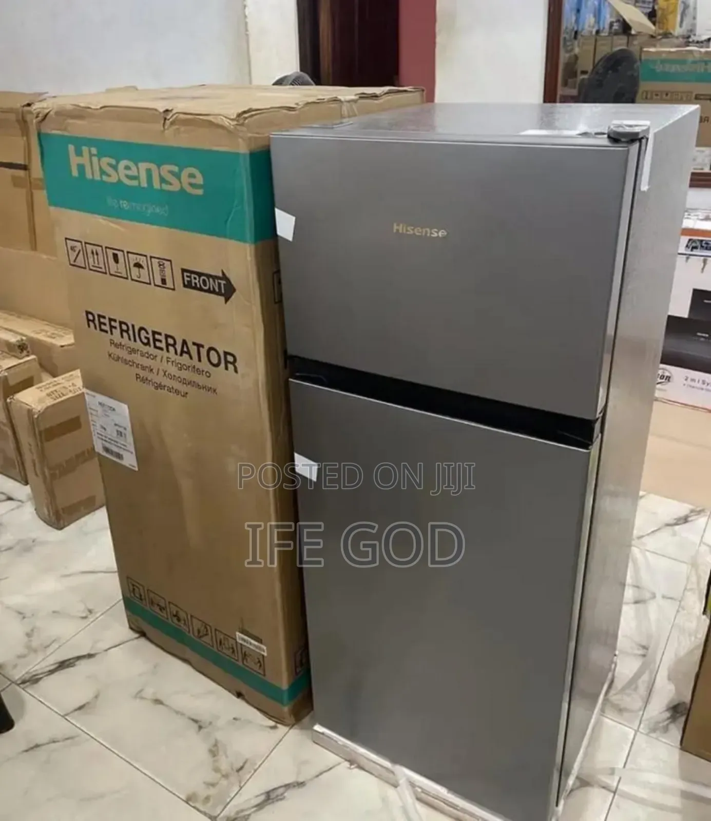 Original Hisense 150litters Inverter Refrigerator 2 Doors