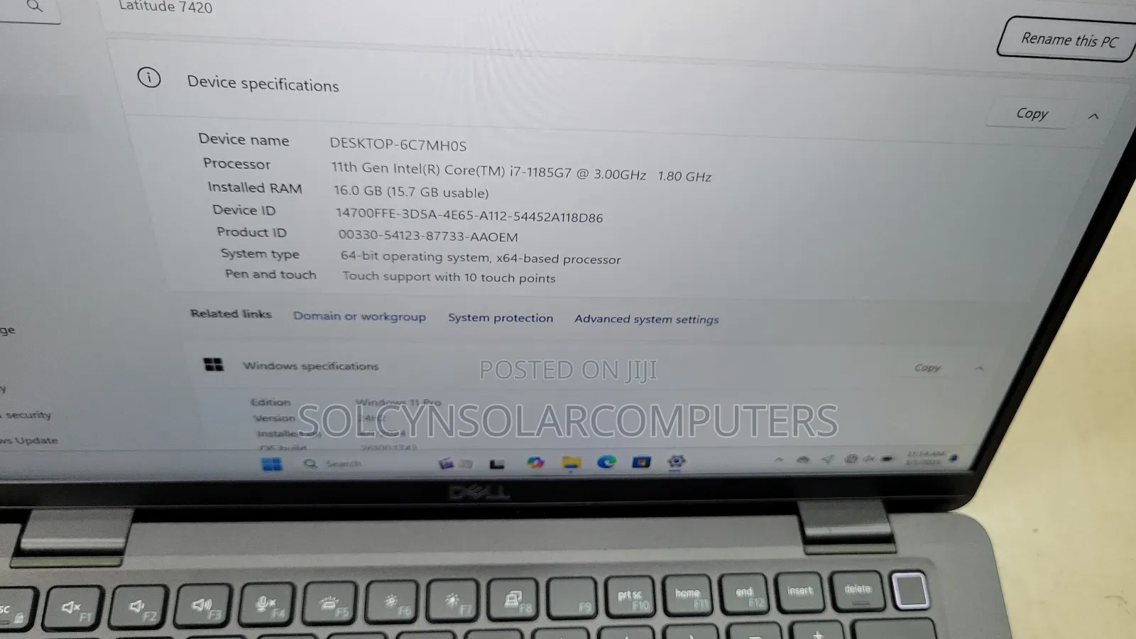Laptop Dell Latitude 7420 16GB Intel Core I7 SSD 512GB