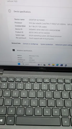 Laptop Dell Latitude 7420 16GB Intel Core I7 SSD 512GB