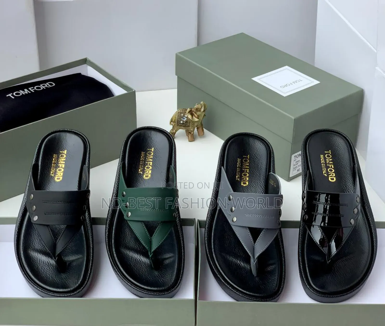 Tom Ford Leather Slippers