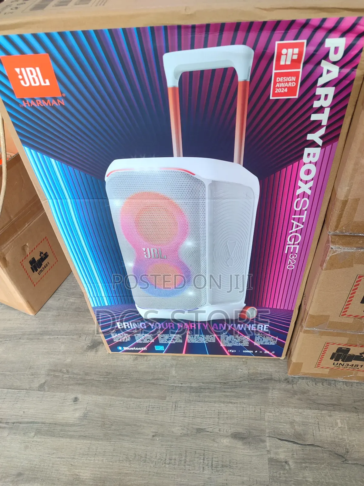 JBL Partybox Stage 240w White Bluetooth Speaker