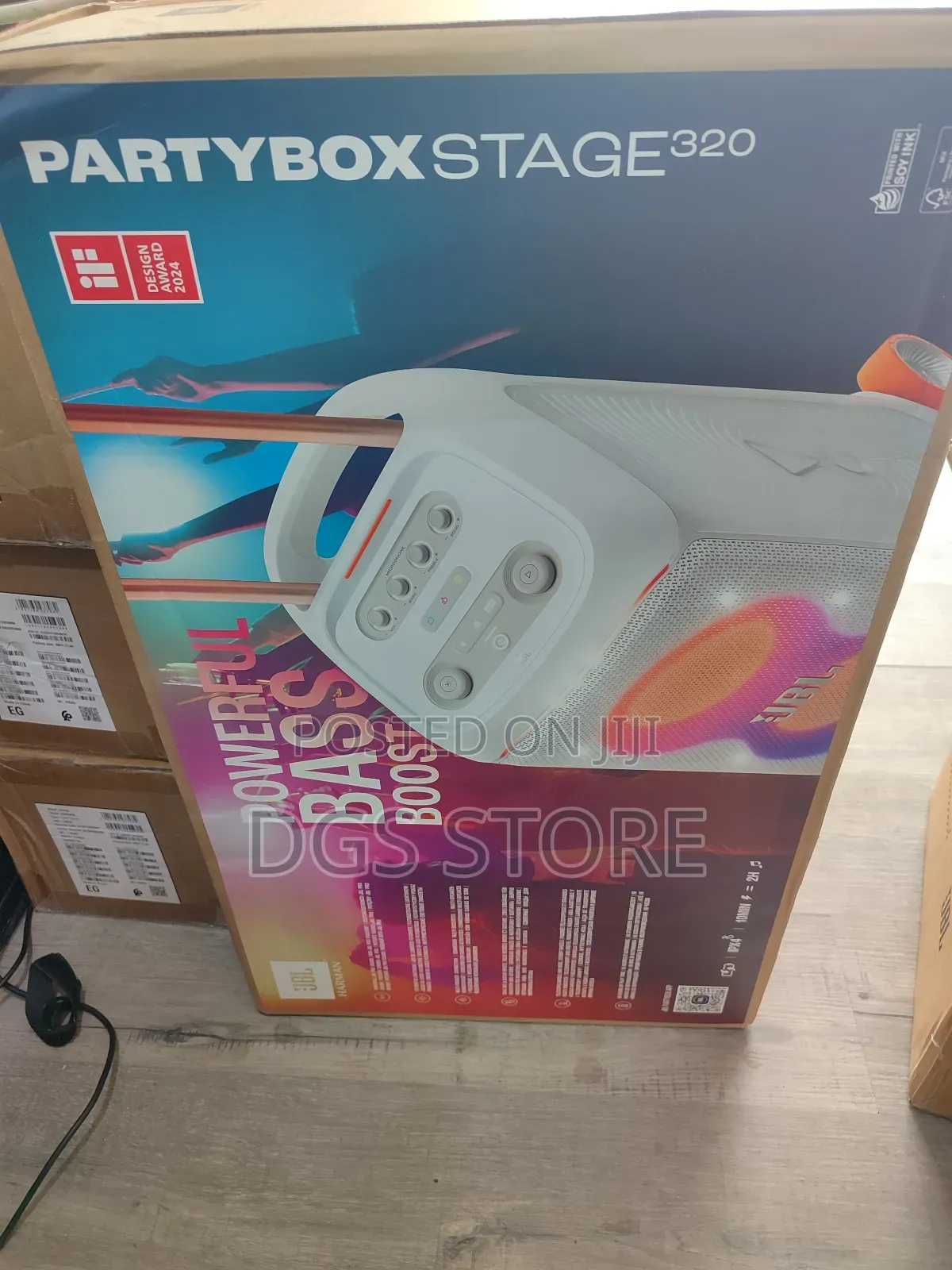 JBL Partybox Stage 240w White Bluetooth Speaker