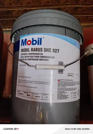 Mobil Rarus SHC 827 Synthetic Air Compressor Oil