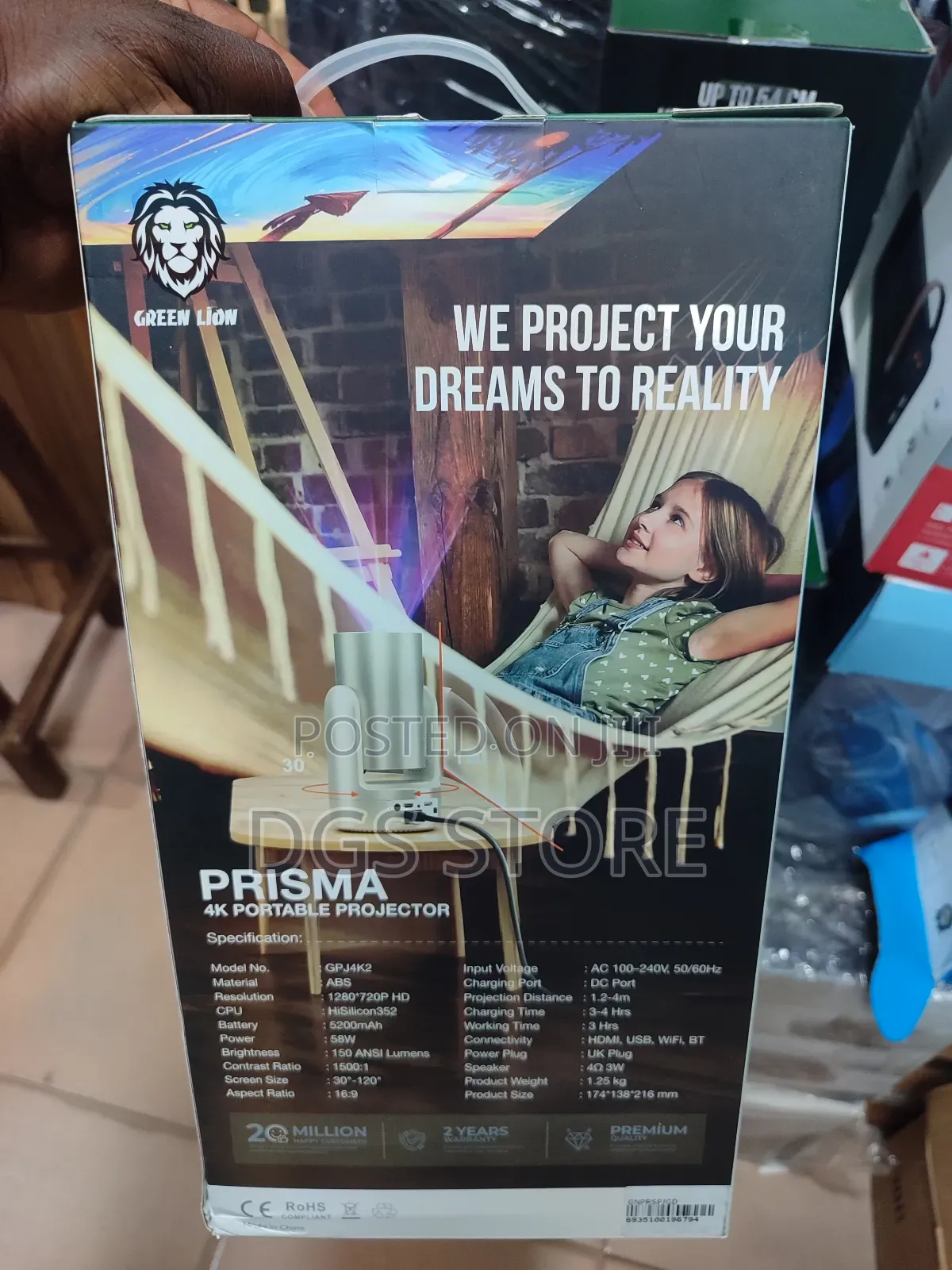 Green Lion Prisma Projector