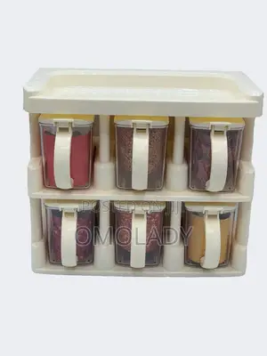 6pcs Acrylic Spice Rack