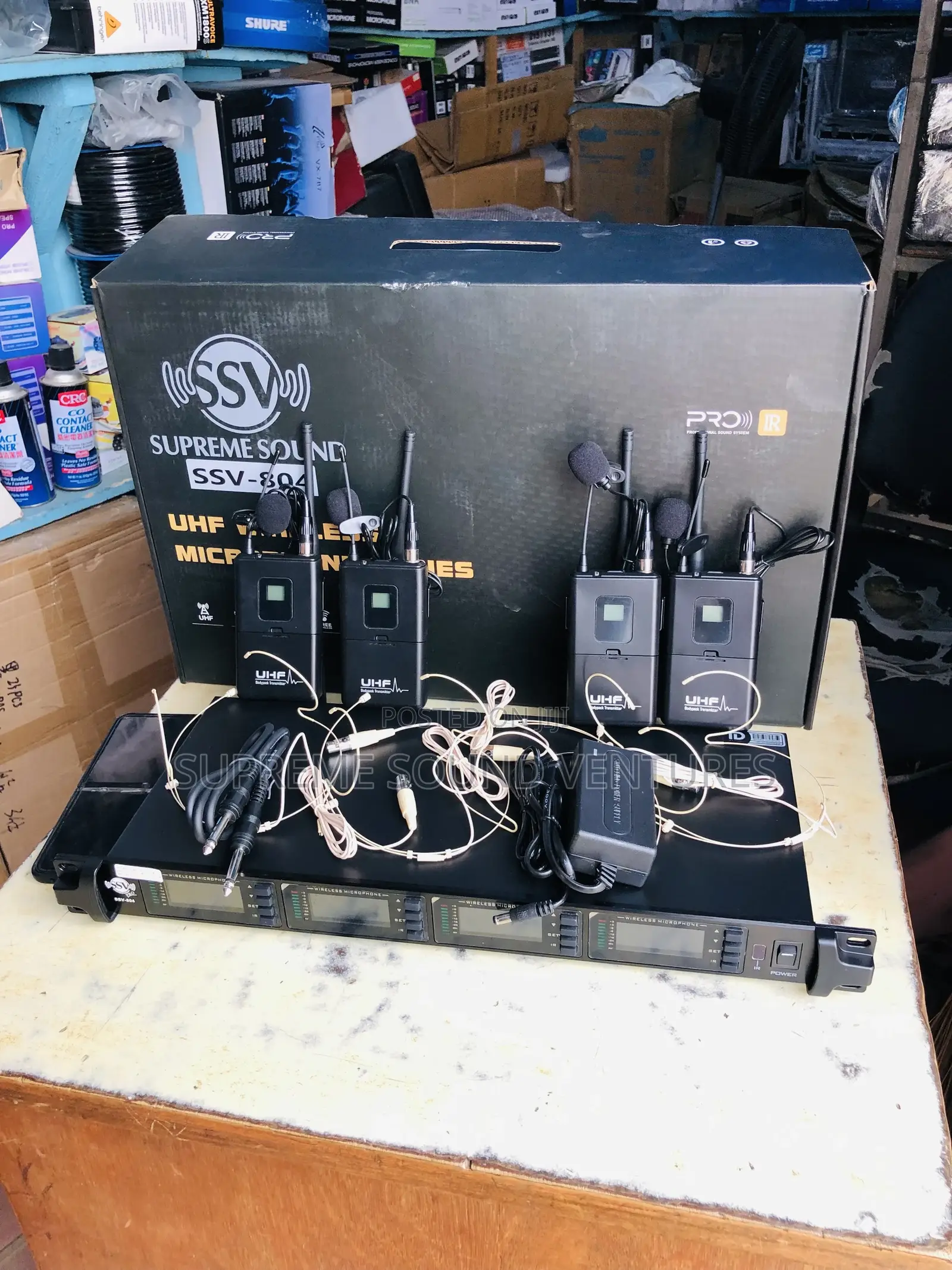 Ssv Quality 4 Lavalier/Lapel Wireless Microphone