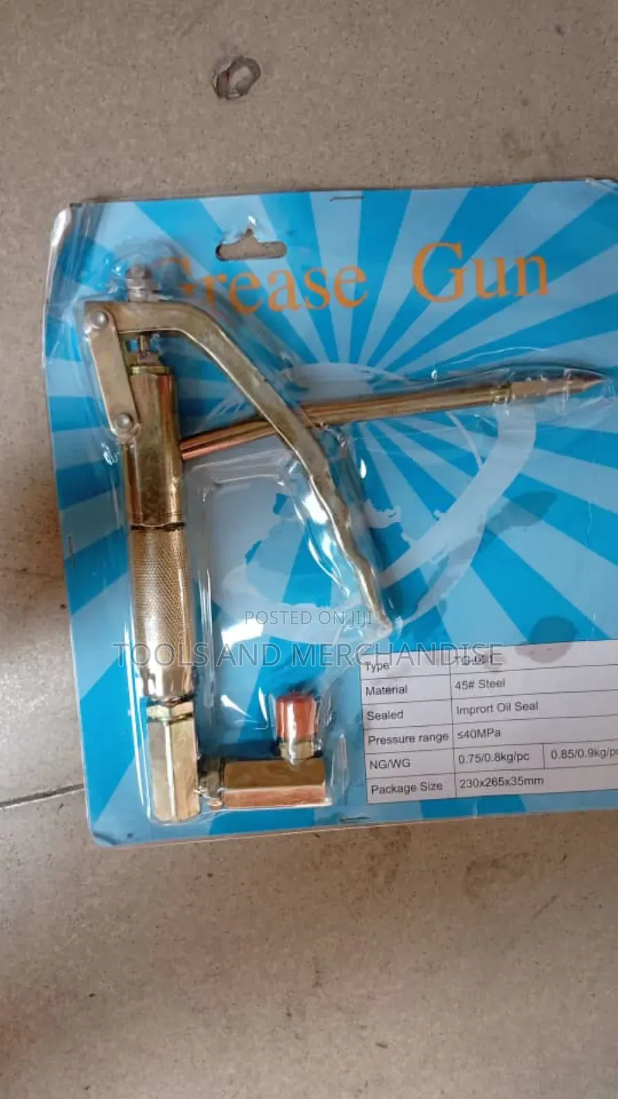 Grease Nozzle ( for Pneumatic Grease Buckets)