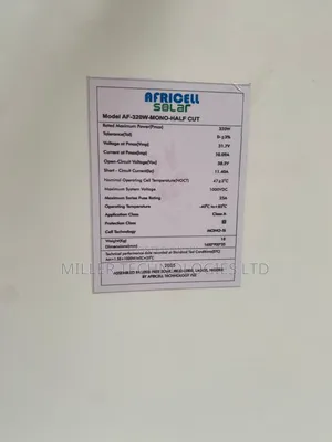 320w Africell Solar Panel Brand New
