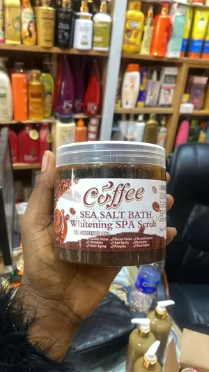 Photo - Meinaier Coffee Sea Salt Bath Whitening Spa Scrub 350g