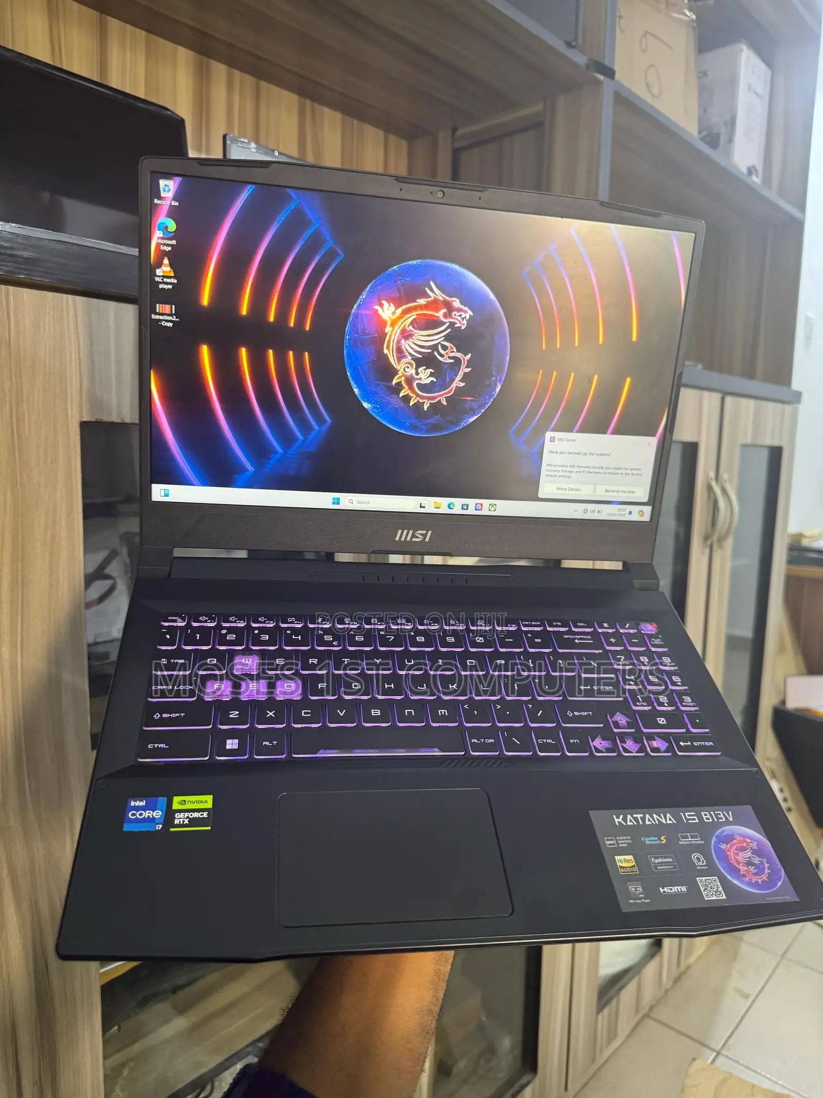 New Laptop MSI GF65 Thin 10UE 16GB Intel Core i7 SSD 1T