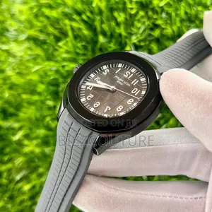 Original Patek Philippe Black Rubber Strap Watch