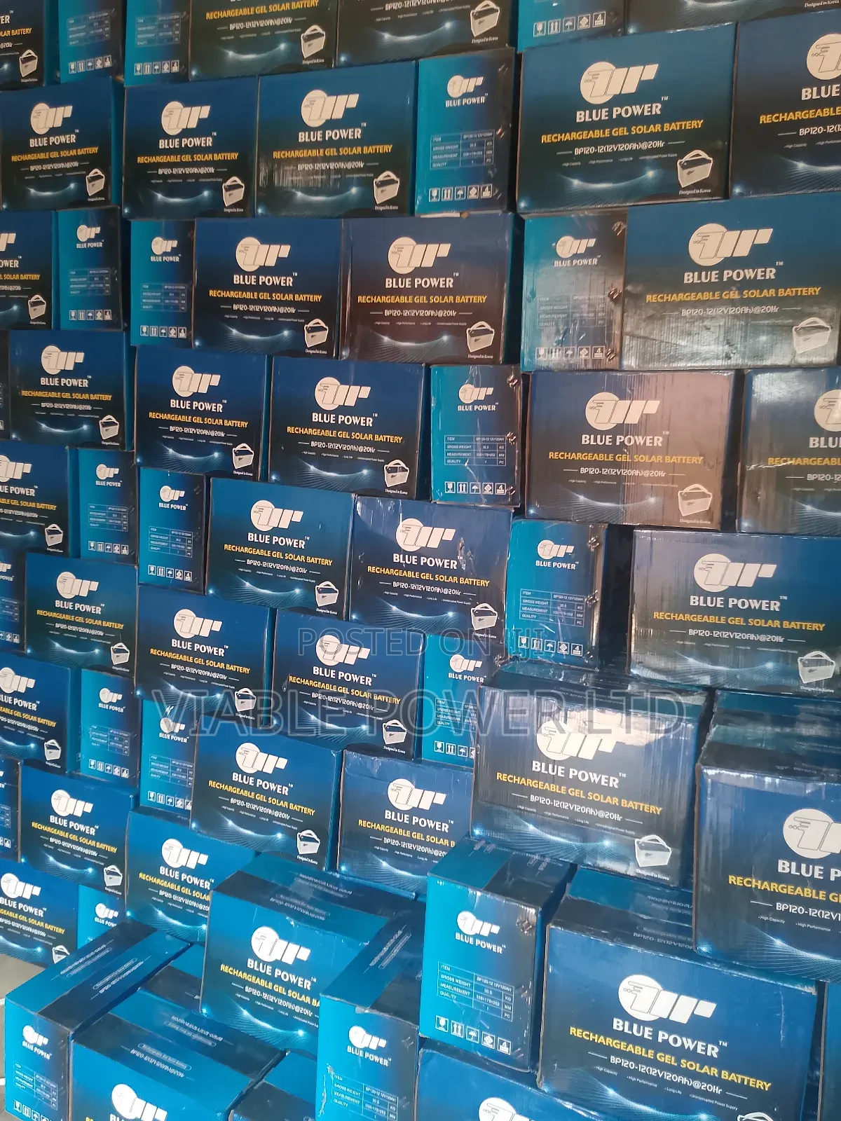 Blue Power Solar Battery With High Efficiency