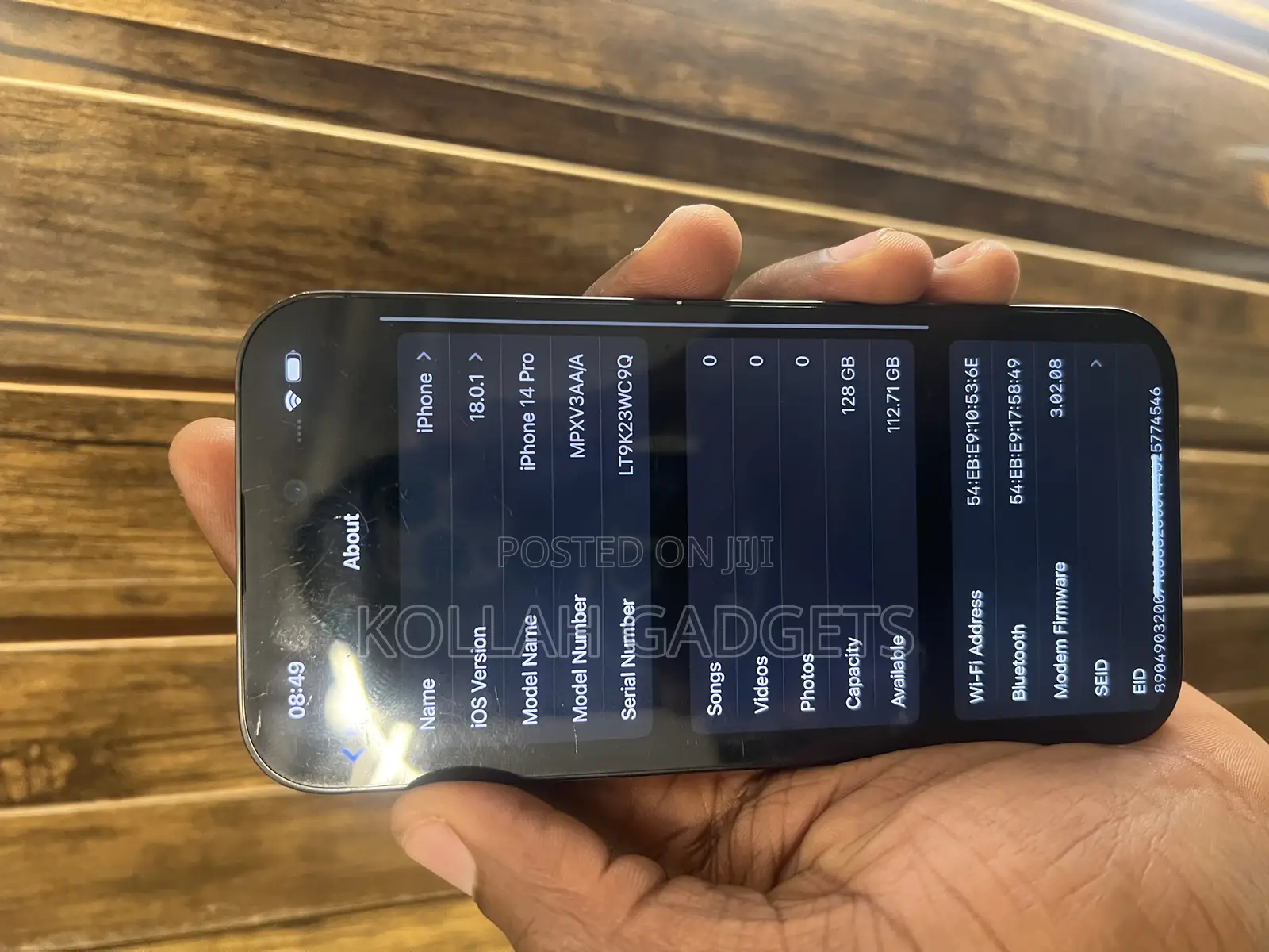 Apple iPhone 14 Pro 128 GB Black