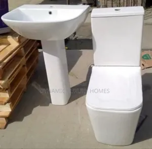 Big Set Wc With Wash Hand Basin