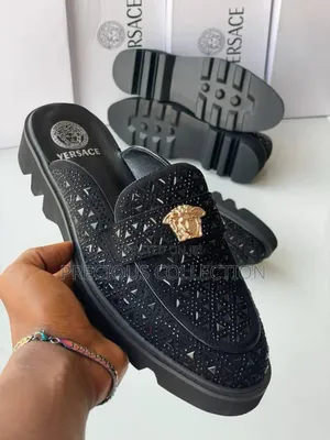 All Stoned Versace Half Shoe for Men