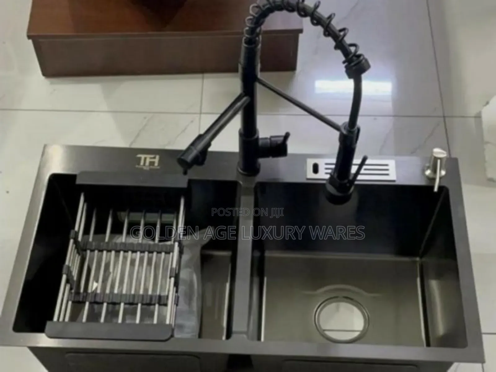 Black Double Bowl Sink