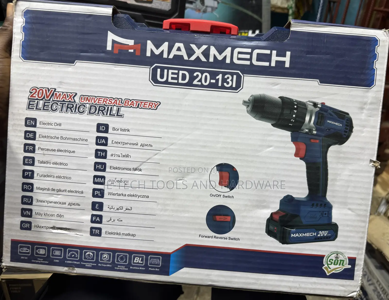 20v Max Universal Battery Electric Drill