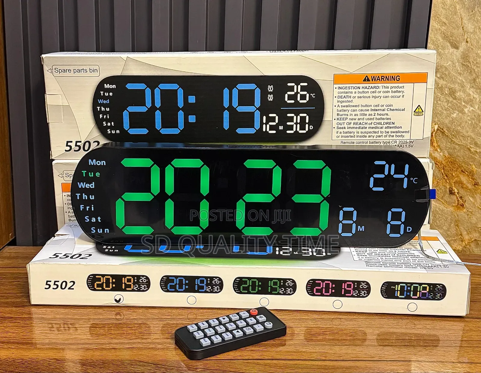 Led Display Ambience Digital Clock