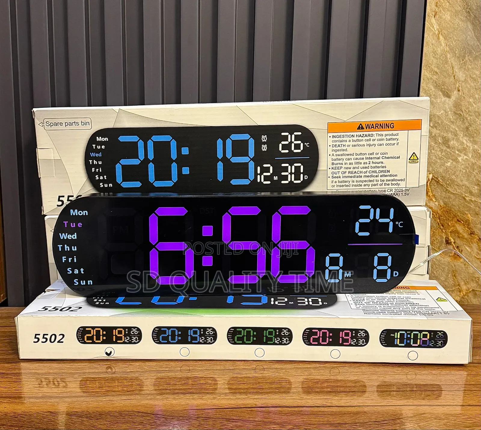 Led Display Ambience Digital Clock