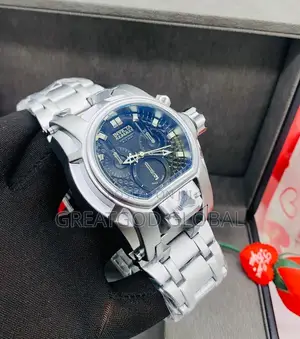 Invicta Chain Wristwatch Silver for Men