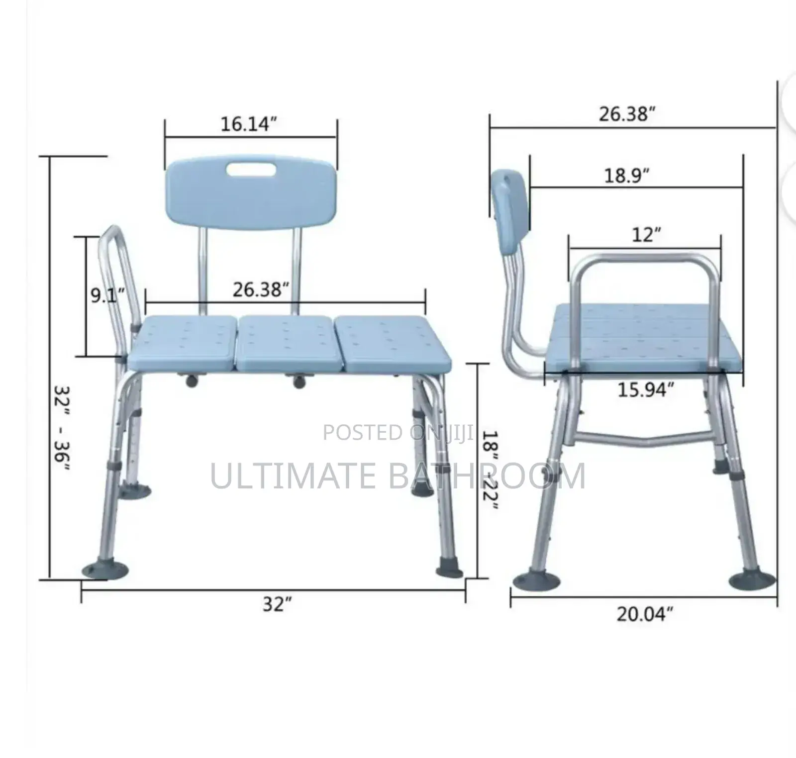 Shower Chair Transfer Bench