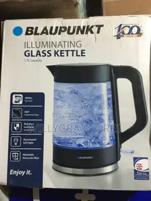 Blaupunkt Illuminating Glass Kettle – Black