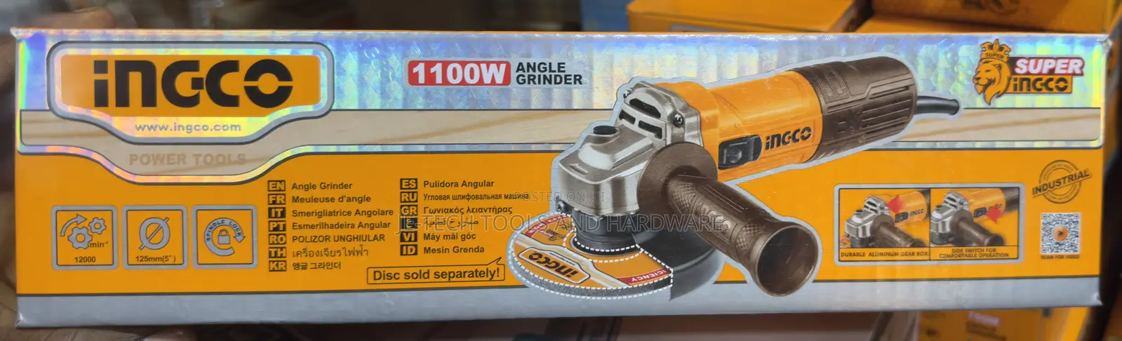 Ingco Electric Angle Grinder 1100w